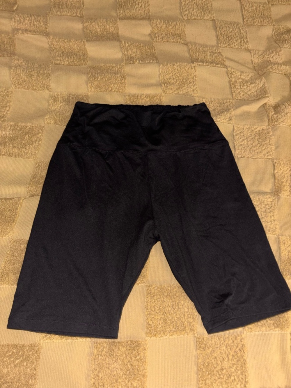 High-Waist Black Women’s Bike Shorts